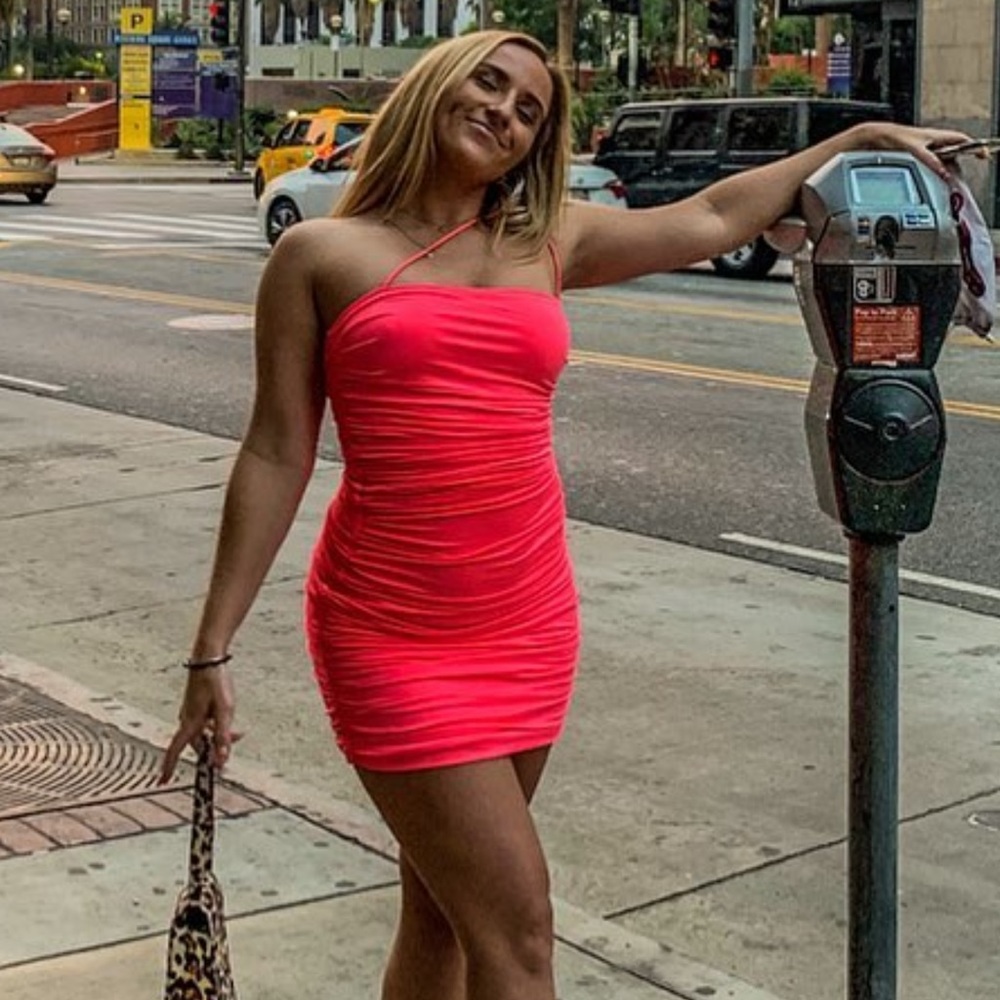 Superdown Hot Pink Mini Dress